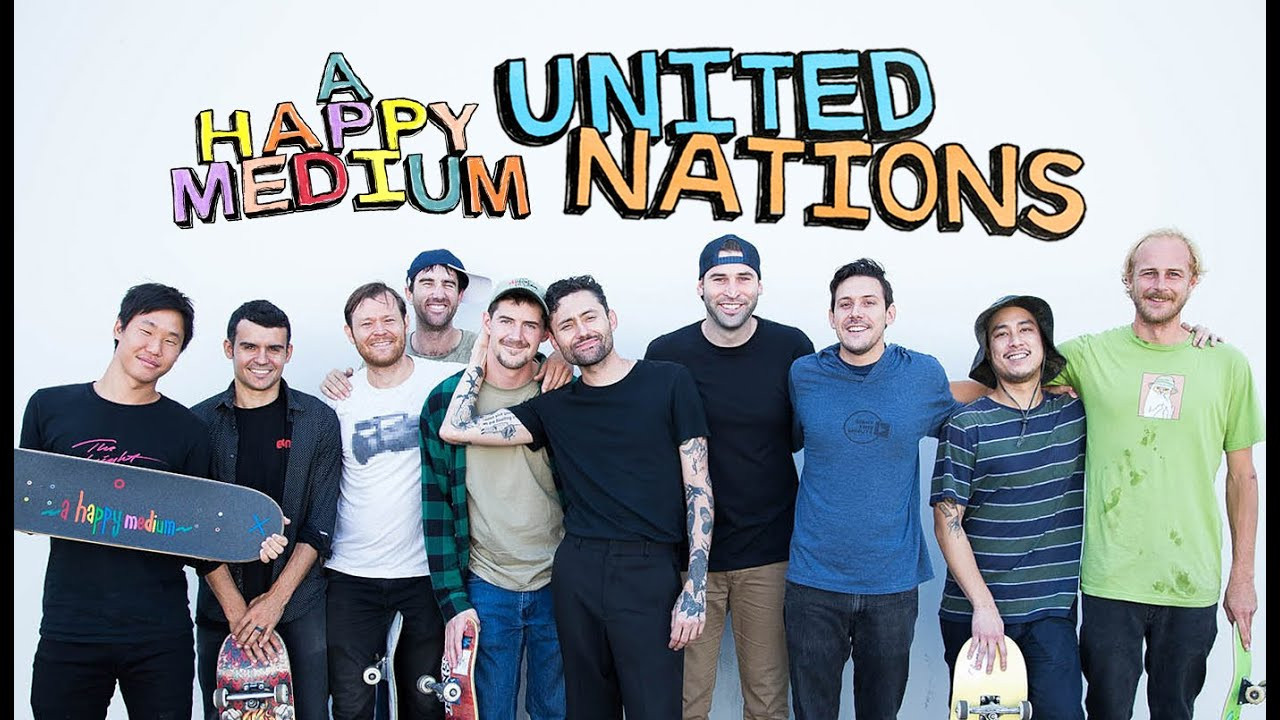 A Happy Medium busted their asses to film this United Nations. Give it up to Derek Tracy, Jeff Stevens, Johnrob Moore, Jordan Rommel, Jason Park, Kilian Martin, Ray Nguyen, and John Motta (with a guest appearance by Ricky Glaser): we salute you! Filmed and edited by Buster & Hunter O'Shea.<br /><br />Buy the 'A Happy Medium 5' DVD here: http://ahappymedium.bigcartel.com/<br /><br />Check out A Happy Medium's YouTube channel: https://www.youtube.com/ahappymediumskateboarding<br /><br />Song: "Hard or Hearing" by Radical Face<br /><br />Subscribe to The Berrics: http://bit.ly/TheBerricsYoutube<br /><br />Shop The Canteen: https://canteen.theberrics.com/<br />Daily Videos and More: http://theberrics.com<br />Like The Berrics on Facebook: http://fb.com/berrics<br />Follow The Berrics on Instagram: http://instagram.com/berrics<br />Follow The Berrics on Twitter: http://twitter.com/berrics