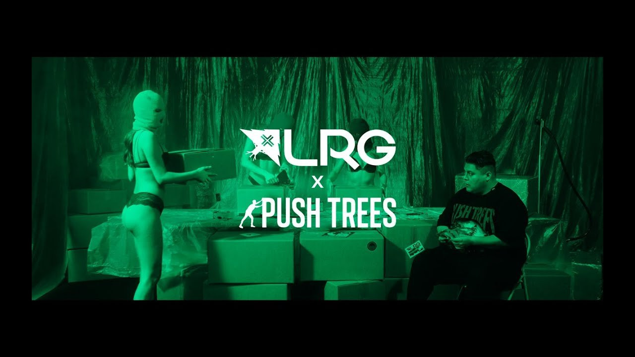LRG CLOTHING and PUSH TREES, Dope As Yola have teamed up to drop a legendary capsule, available only at ZUMIEZ and online at https://l-r-g.com<br /><br />“In high school I used to save up money to buy LRG shirts off the Dr. Jays site. To see this collab come to life is truly surreal to me. LRG is my all time favorite clothing company and unfortunatley we had a falling out years back. I’m more than stoked we were able to talk it out, squash it and then make some special from it. From a true lover of streetwear I can unbiasedly say this collection is straight fire!!!”<br /> <br />-Dope As Yola<br /><br /><br />this message brought to you by https://l-r-g.com