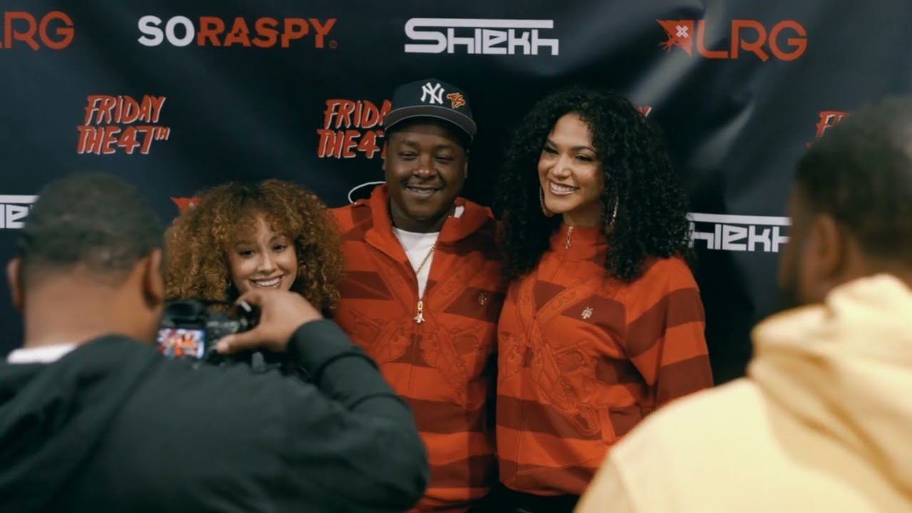 live in store appearance by Jadakiss at Shiekh Shoes Los Angeles for LRG Clothing re-release of Friday The 47th Hoodie w/ special guest CeCE Valencia of KDAY and special drop in by Oakland recording artist GuapDad 4000