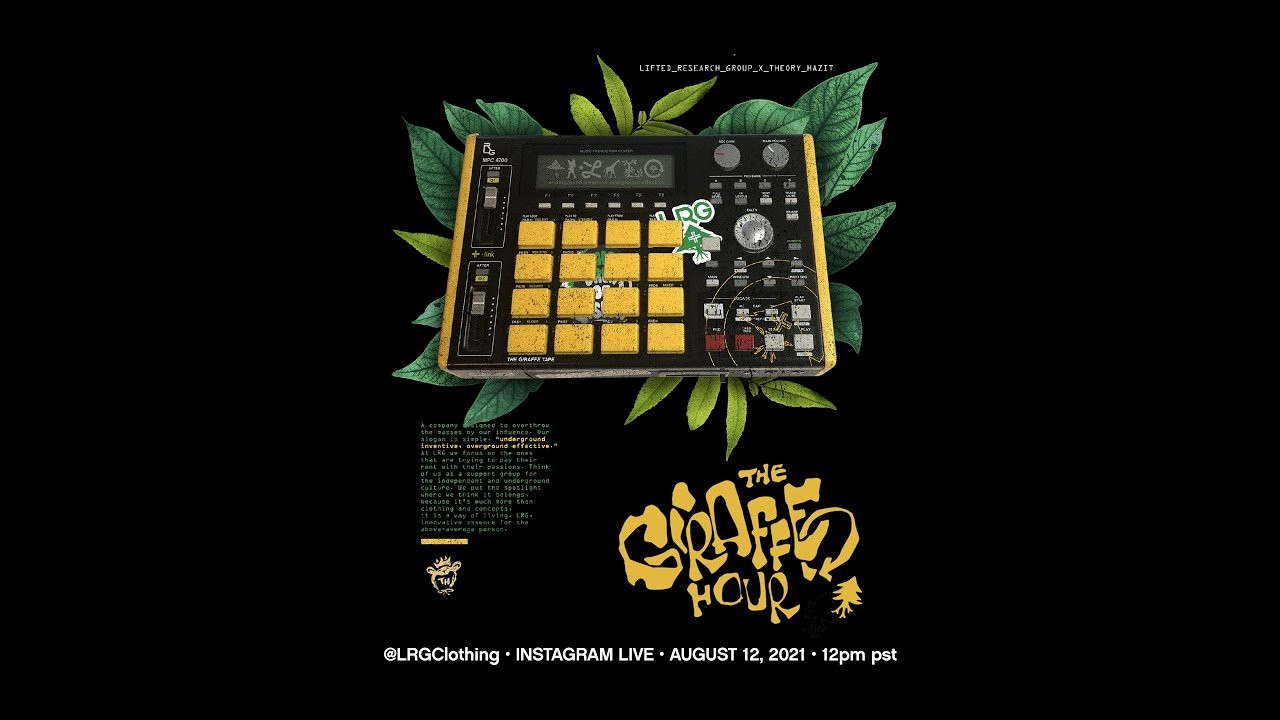IG Live beat set with Guest THEORY HAZIT<br />...<br />Theory Hazit x LRG CLOTHING presents<br />THE GIRAFFE TAPES LP available at https://theoryhazit.bandcamp.com<br />...<br />Follow THEORY HAZIT on Instagram at https://www.instagram.com/th3oryhazit/<br />...<br />all music copyright ownership by Theory Hazit<br />...<br />this video is not for profit