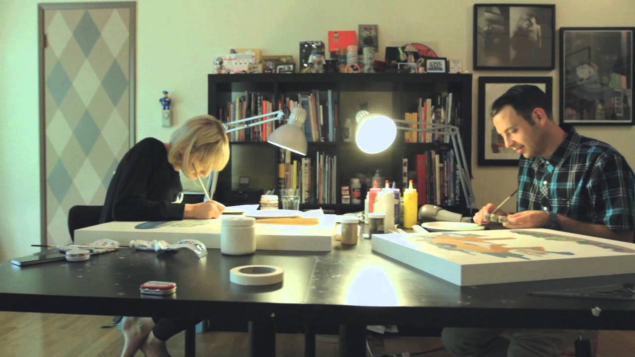 Australian duo Dabs & Myla are a true artistic representation that you "get back what you put in." Having been partners both in art and romance for over 7 years, their inventive and daring approach is a byproduct of both their adopted home of Los Angeles as well as their unique collaborative ability that is unmatched in the competitive art world. Never afraid to give priority to individual works rather than an individual's feelings, the result is always something that Dabs & Myla can both be proud of. It would be wise to heed their words: "the harder you work, the luckier you get."