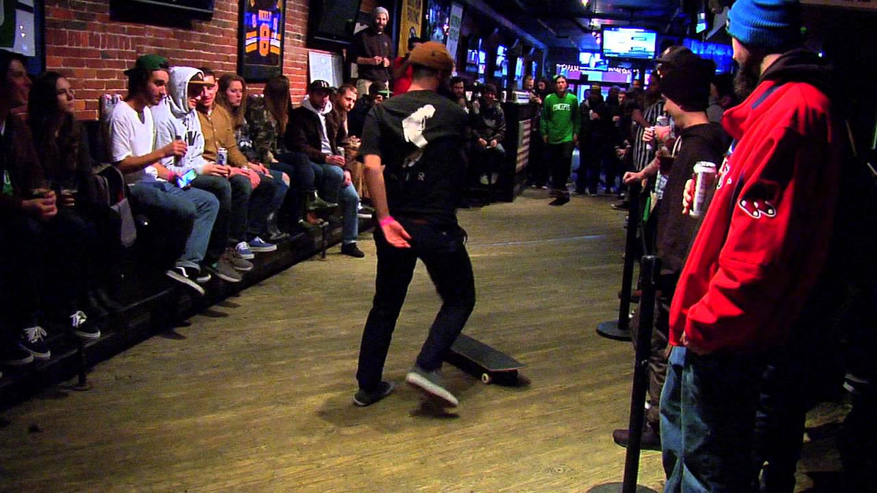 Everyone loves a good game of S.K.A.T.E., and most grown-ass men enjoy drinking adult beverages when spectating their favorite recreational activity. Why not put them together and have a game inside a bar?<br /><br />That was the line of thinking 3 years back when we teamed up with Converse to present the first Battle at the BARrics game of S.K.A.T.E at The North Star Bar.<br /><br />3 years later this event has become a tradition that marks the beginning of Spring here in Boston.<br /><br />On Sunday March 15th, 2015 we invited 16 of New England's finest flatgrounders to take part in this annual tradition.<br /><br />Thanks to generous support from the awesome folks at Converse we were able to up the ante and offer $800 in cash prizes.<br /><br />Tricks were done, PBR's were drunk, brackets were busted, and a great time was had by all!<br /><br />Many thanks go out to Converse CONS, Pabst Blue Ribbon, SmlTalk, and the North Star Boston for making this event possible.<br /><br />Filmed by Rob Fraebel and Michael Cirelli<br />Edited by Rob Fraebel<br /><br />Watch all of this BARrics games in this playlist - https://www.youtube.com/playlist?list=PLL3Nf9OsRfyguqSnFwRzImSYq96ap1zJD<br /><br />Follow us @orchardshop or visit www.OrchardShop.com to stay up to date for tons of different Boston Skateboarding action.