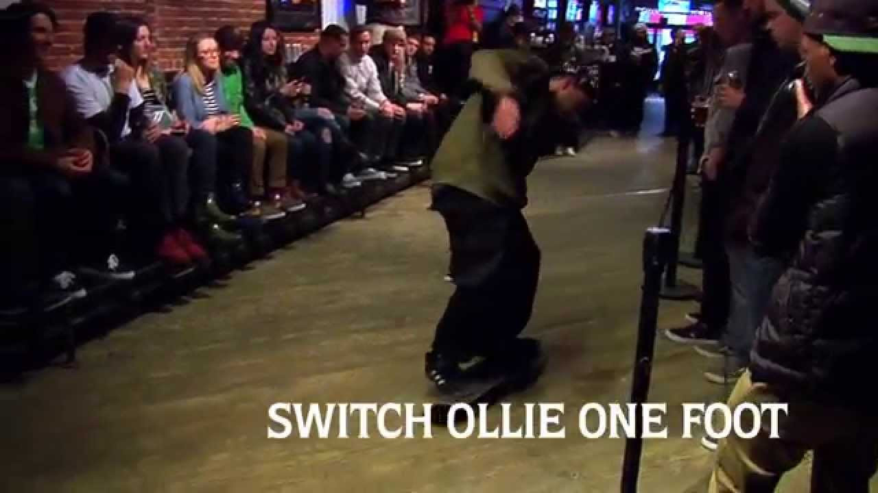 First Round Match - Erik Pickard VS Eric Dasaro<br /><br />Everyone loves a good game of S.K.A.T.E., and most grown-ass men enjoy drinking adult beverages when spectating their favorite recreational activity. Why not put them together and have a game inside a bar?<br /><br />That was the line of thinking 3 years back when we teamed up with Converse to present the first Battle at the BARrics game of S.K.A.T.E at The North Star Bar.<br /><br />3 years later this event has become a tradition that marks the beginning of Spring here in Boston.<br /><br />On Sunday March 15th, 2015 we invited 16 of New England's finest flatgrounders to take part in this annual tradition.<br /><br />Thanks to generous support from the awesome folks at Converse we were able to up the ante and offer $800 in cash prizes.<br /><br />Tricks were done, PBR's were drunk, brackets were busted, and a great time was had by all!<br /><br />Many thanks go out to Converse CONS, Pabst Blue Ribbon, SmlTalk, and the North Star Boston for making this event possible.<br /><br />Filmed by Rob Fraebel and Michael Cirelli<br />Edited by Rob Fraebel<br /><br />Watch all of this BARrics games in this playlist - https://www.youtube.com/playlist?list=PLL3Nf9OsRfyguqSnFwRzImSYq96ap1zJD<br /><br />Follow us @orchardshop or visit www.OrchardShop.com to stay up to date for tons of different Boston Skateboarding action.