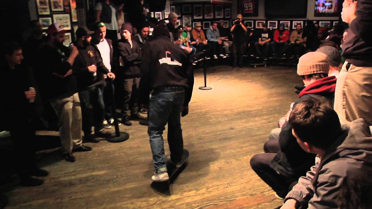 First Round Match - Nnamdi Ihenetu VS Jason Ross<br /><br />Everyone loves a good game of S.K.A.T.E., and most grown-ass men enjoy drinking adult beverages when spectating their favorite recreational activity. Why not put them together and have a game inside a bar?<br /><br />That was the line of thinking 3 years back when we teamed up with Converse to present the first Battle at the BARrics game of S.K.A.T.E at The North Star Bar.<br /><br />3 years later this event has become a tradition that marks the beginning of Spring here in Boston.<br /><br />On Sunday March 15th, 2015 we invited 16 of New England's finest flatgrounders to take part in this annual tradition.<br /><br />Thanks to generous support from the awesome folks at Converse we were able to up the ante and offer $800 in cash prizes.<br /><br />Tricks were done, PBR's were drunk, brackets were busted, and a great time was had by all!<br /><br />Many thanks go out to Converse CONS, Pabst Blue Ribbon, SmlTalk, and the North Star Boston for making this event possible.<br /><br />Filmed by Rob Fraebel and Michael Cirelli<br />Edited by Rob Fraebel<br /><br />Watch all of this BARrics games in this playlist - https://www.youtube.com/playlist?list=PLL3Nf9OsRfyguqSnFwRzImSYq96ap1zJD<br /><br />Follow us @orchardshop or visit www.OrchardShop.com to stay up to date for tons of different Boston Skateboarding action.