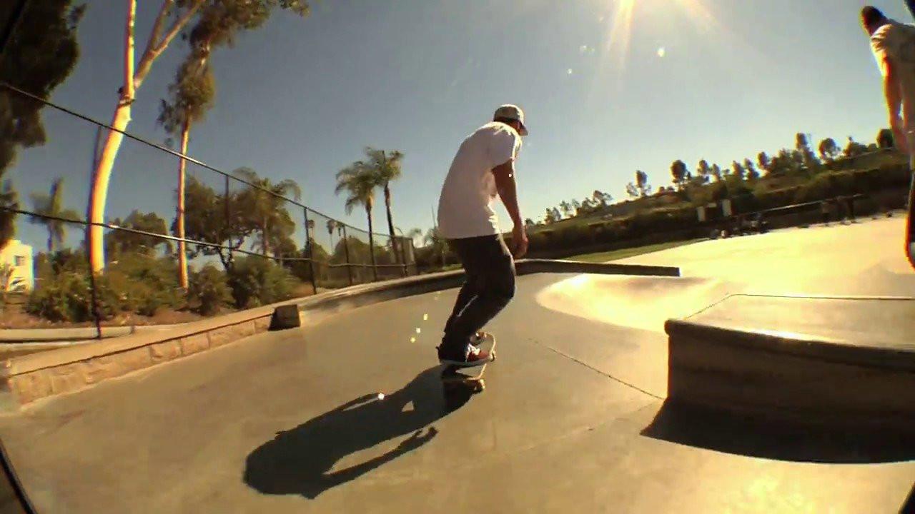 Paul Sewell takes us to him local skatepark, Dallas.
