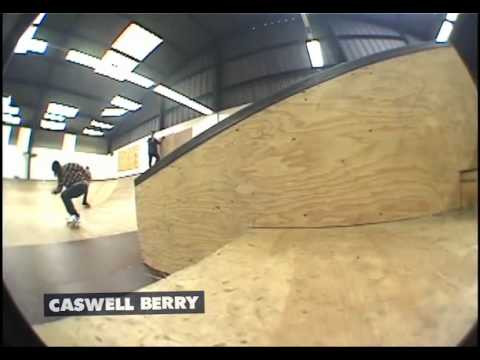 Peter Raffin, Caswell Berry, Jamie Palmore, Elijah Berle, Taylor Bingaman and Chris LaRue hit up the Thrasher park