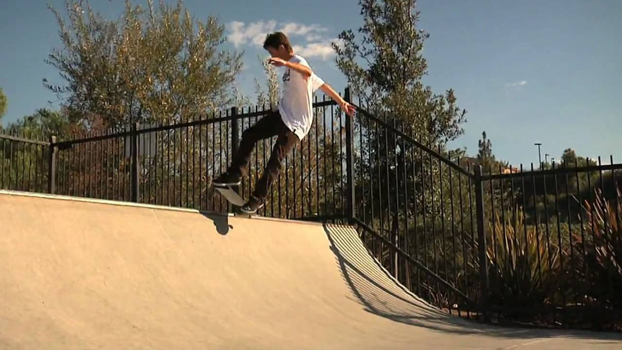 Alex Mizurov Walks and Talks You Through A Frontside Flip Disaster Trick Tip.