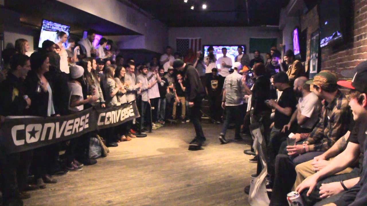 Battle at the Barrics 2<br />On Sunday March 23rd, 2014 Orchard and Converse teamed up to present the second annual Battle at the Barrics - a tournament style game of SKATE inside the North Star bar featuring some of the northeast's raddest flatground skaters going head to head for $500 cash!