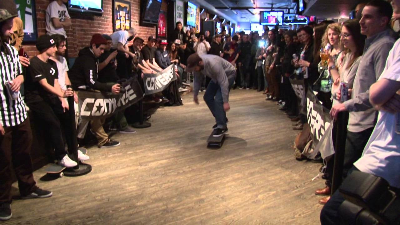 Battle at the Barrics 2<br />On Sunday March 23rd, 2014 Orchard and Converse teamed up to present the second annual Battle at the Barrics - a tournament style game of SKATE inside the North Star bar featuring some of the northeast's raddest flatground skaters going head to head for $500 cash!