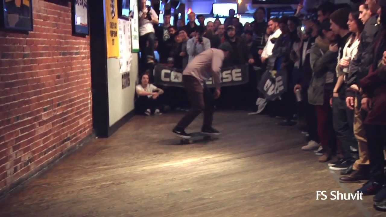 On Sunday March 10th, 2013 Orchard and Converse teamed up to present the first ever Battle at the Barrics - a tournament style game of SKATE inside the North Star bar in downtown Boston featuring some of the northeast's raddest flatground skaters going head to head for $500 cash!<br /><br />Quarter Finals match between Jeff Burke vs. Dillon Buss<br /><br />Along with Converse and The North Star this event was co-sponsored by Third Shift Lager, Jameson, Expedition-One and Low Card Mag!<br /><br />Video Filmed by Michael Chew and Alex Pelletier<br />Video Edited by Michael Chew<br /><br />Follow us on Twitter and Instagram @OrchardShop<br />and on Facebook.com/OrchardSkateshop