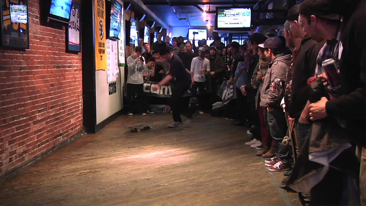 On Sunday March 10th, 2013 Orchard and Converse teamed up to present the first ever Battle at the Barrics - a tournament style game of SKATE inside the North Star bar in downtown Boston featuring some of the northeast's raddest flatground skaters going head to head for $500 cash!<br />Ian Coughlan vs. Dana Ericson First Round Match<br /><br />Along with Converse and The North Star this event was co-sponsored by Third Shift Lager, Jameson, Expedition-One and Low Card Mag!<br /><br />Video Filmed by Michael Chew and Alex Pelletier<br />Video Edited by Michael Chew<br /><br />Follow us on Twitter and Instagram @OrchardShop<br />and on Facebook.com/OrchardSkateshop