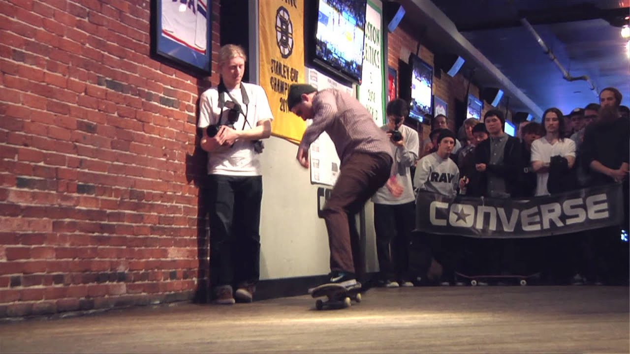 On Sunday March 10th, 2013 Orchard and Converse teamed up to present the first ever Battle at the Barrics - a tournament style game of SKATE inside the North Star bar in downtown Boston featuring some of the northeast's raddest flatground skaters going head to head for $500 cash!<br />Tommy Wisdom vs. Jeff Burke First Round Match<br /><br />Along with Converse and The North Star this event was co-sponsored by Third Shift Lager, Jameson, Expedition-One and Low Card Mag!<br /><br />Video Filmed by Michael Chew and Alex Pelletier<br />Video Edited by Michael Chew<br /><br />Follow us on Twitter and Instagram @OrchardShop<br />and on Facebook.com/OrchardSkateshop