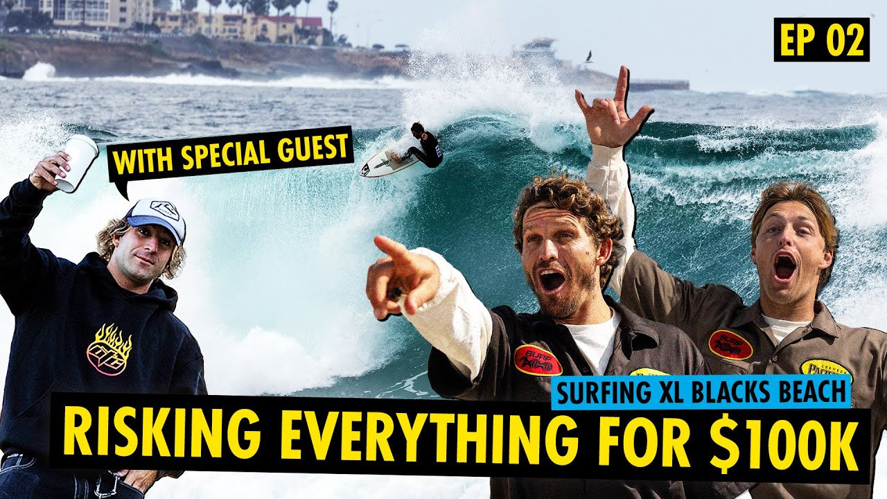 Welcome back to Surf100, presented by Pacifico — an elimination series where eight surfers compete for a chance to win $100,000 USD.<br /><br />Last episode, we lost our first surfer, Noah Beschen, to the buzzer. With him gone, seven surfers remain in contention: Jacob Willcox, Mateus Herdy, Ian Crane, Rasta Robb, Eithan Osborne, Cam Richards, and Sebastian Williams.<br /><br />Now it’s time for our second challenge: Race to the Bottom — a 100-minute sprint where surfers must lock in their best right and best left. At the halfway mark, the top scorers advance every 10 minutes until the last surfer is eliminated.<br /><br />Watch the seven remaining surfers battle at sizable Blacks. Full episode FREE above.<br /><br />Surf100 YouTube release schedule:<br />Episode 1: Thursday, June 12th, LIVE<br />Episode 2: Thursday, June 26th, LIVE<br />Episode 3: Thursday, July 10th<br />Episode 4: Thursday, July 24th<br />Episode 5: Thursday, August 7th<br />Episode 6: Thursday, August 21st<br />Episode 7: Thursday, September 4th<br />Classic Surf100 Final Broadcast With Live Scoring: September 10th on stabmag.com. Must be a Stab Premium Member to watch.