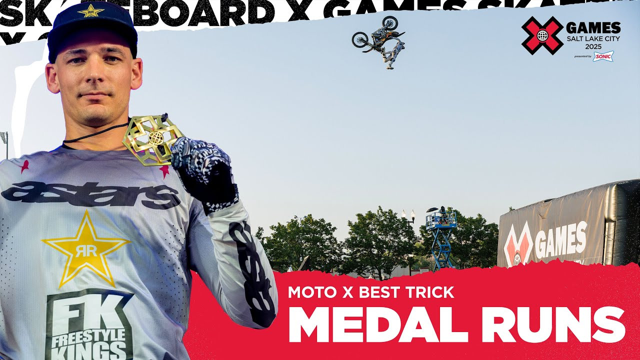 Watch the top 3 podium runs of Moto X Best Trick from X Games Salt Lake City 2025 Presented by SONIC!<br /><br />Best Trick has been a staple of freestyle motocross competitions since the turn of the century. Riders attempt to execute the most difficult and innovative tricks possible. Riders are judged on the overall difficulty and execution of a single trick, and creativity is highly valued – never-been-done tricks are usually scored very well.<br /><br />#XGames #XGamesSLC #MotoX #MTX <br />____<br /><br />X Games — your destination for all things action sports, music, lifestyle and everything in between. <br /><br />Visit our official homepage at http://xgames.com for more coverage and highlights.<br /><br />SUBSCRIBE: https://www.youtube.com/XGames<br /><br />Check us on Social @XGames:<br />Instagram ► https://instagram.com/xgames<br />TikTok ► https://www.tiktok.com/@XGames<br />Twitter ► https://twitter.com/xgames<br />Facebook ► https://facebook.com/XGames<br />Twitch ► https://www.twitch.tv/xgames<br />Snapchat ► @xgames<br />Text Us! ► (772) 494-2637<br /><br />Thanks for watching #XGames!