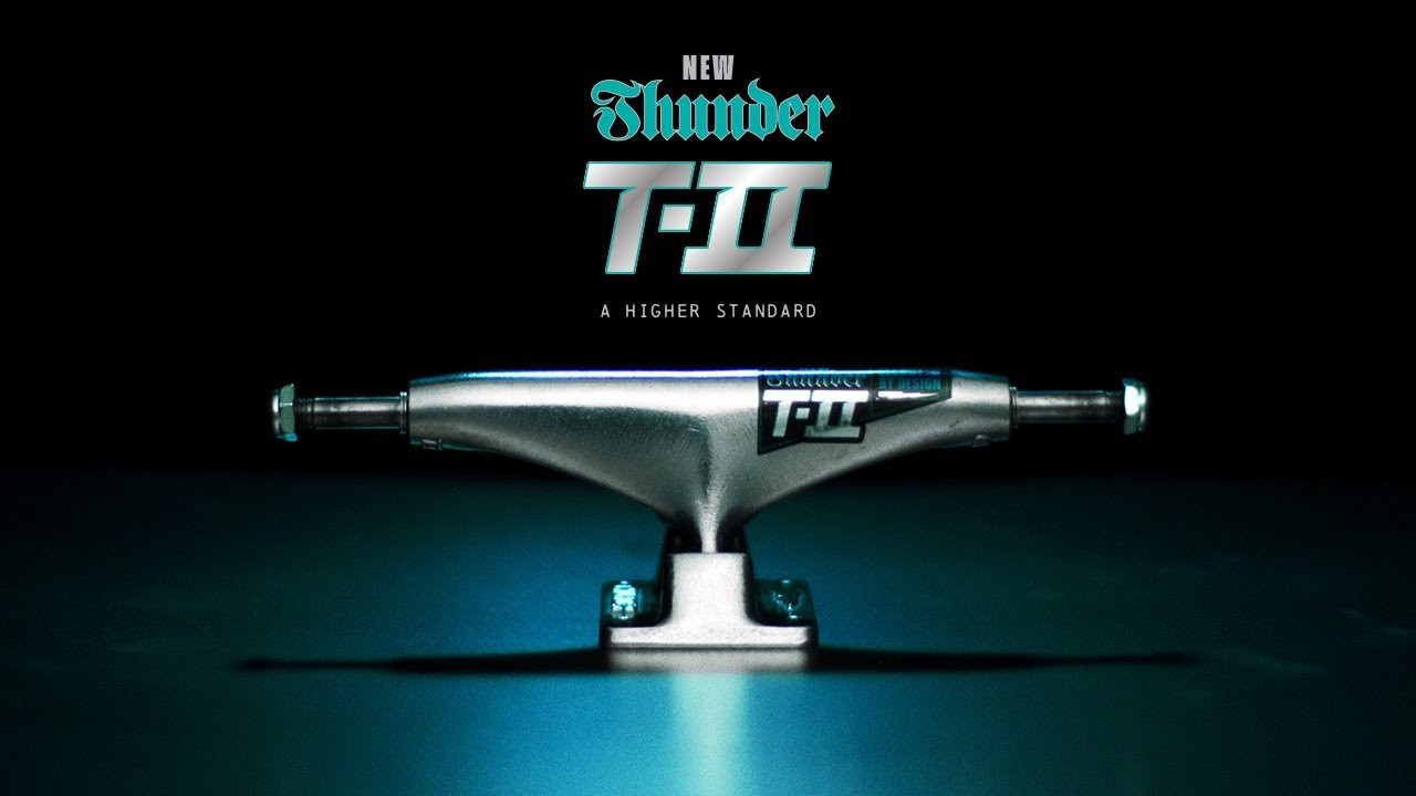 Introducing the new T-II… A Higher Standard. Thunder’s proven quick turn geometry remastered from the base up. Elevated height and design for ultimate response and control. <br /><br />- Remastered Geometry // More Responsive<br />- Taller 54MM Axle Height // Less Wheel Bite<br />- More Baseplate Slide Contact // Less Wheel Drag<br />- Quick. Light. Guaranteed For Life. <br /><br />https://www.thundertrucks.com/<br /><br />Video by Jeremy McNamara https://www.instagram.com/jeremymcnamara_/<br />Titles by Troy Cobucci https://www.instagram.com/c0bucci/