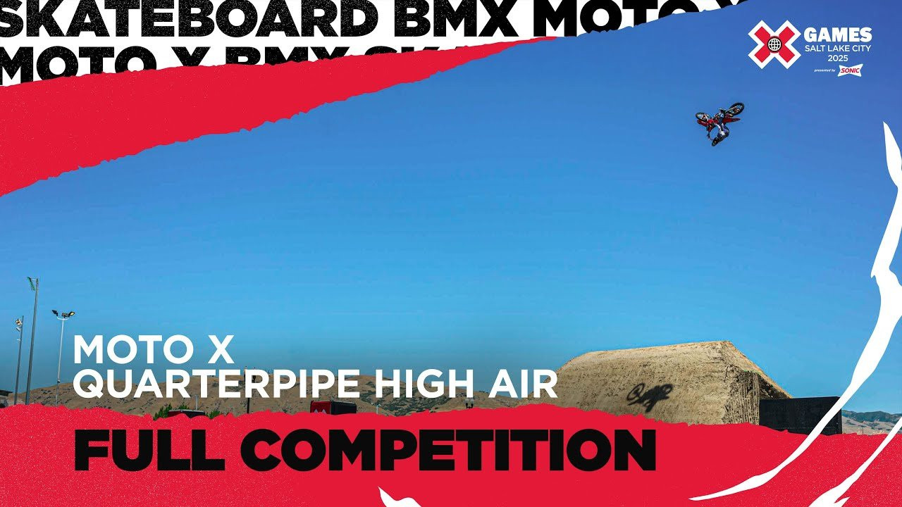Watch the full Moto X QuarterPipe High Air competition from X Games Salt Lake City 2025!<br /><br />QuarterPipe High Air launches riders off a massive vertical ramp as they battle for the highest elevation possible. With each attempt, athletes push the limits of airtime, style, and control. This event is all about amplitude and guts — who’s going the biggest?<br /><br />Featuring: Tyler Bereman, Jason Borosky, Corey Creed, Kohl Denney, Brian McCarty, Guillem Navas, Colby Raha<br /><br />#XGames #XGamesSLC #MotoX