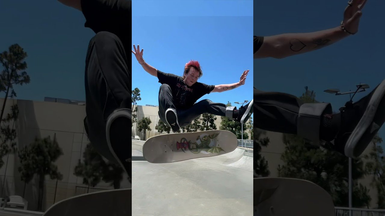 @ChristopherHiett. FS Flip on @authenticandyanderson's FLIGHT Deck. Video clip from @NkaVidsSkateboarding <br />Full video here https://youtu.be/BSTHxfxqos8