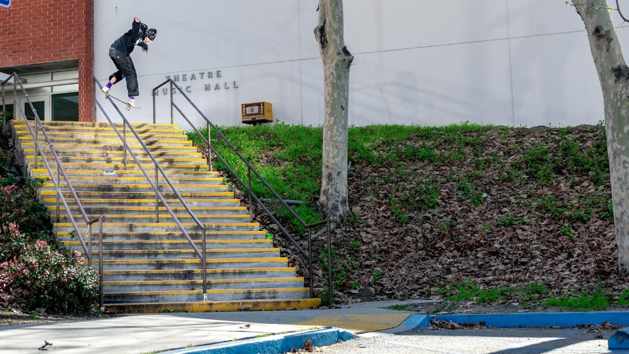 Go behind the scenes as Lazer puts it all on the line, charging LA’s heaviest rails in his first Plan B part.
