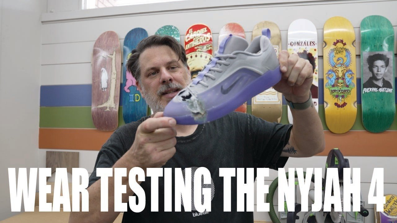 ⁨@nikesb⁩  <br /> ⁨@nyjah⁩  <br /><br />Check out our website https://bluetilesc.com<br /><br />Instagram handles.<br />https://www.instagram.com/davidbluetile/<br />https://www.instagram.com/bluetilesc/<br /><br />Does anyone use Facebook? <br />This is mine https://www.facebook.com/bluetile<br />This is the shops https://www.facebook.com/bluetileskateshop<br /><br />00:00 Introduction<br />00:30 Introducing the Nyjah 4<br />01:13 Test shoe number 1<br />03:28 Test shoe number 2<br />06:07 Test shoe number 3<br />07:47 Testing the Nyjah 4 <br />10:10 Outro and final grind