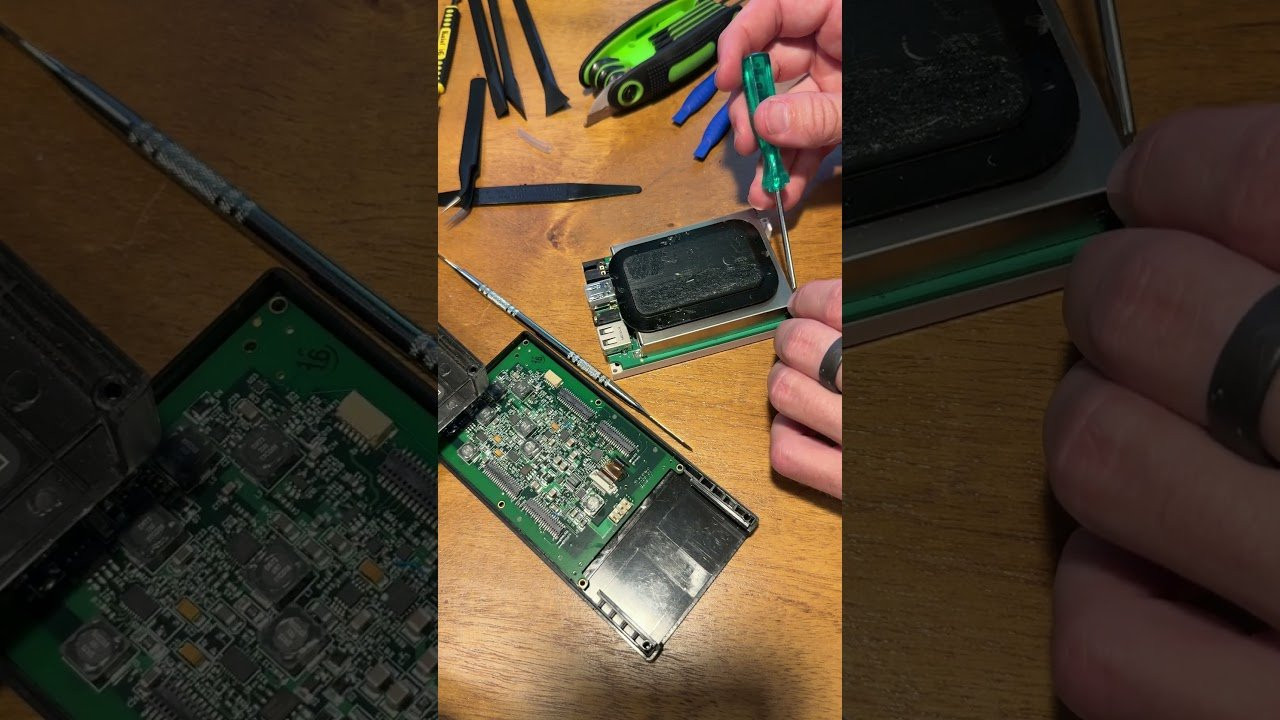 Putting in a new 128gb SSD Drive into my FS-5 Focus Enhancements digital recorder I use on my Sony VX1000