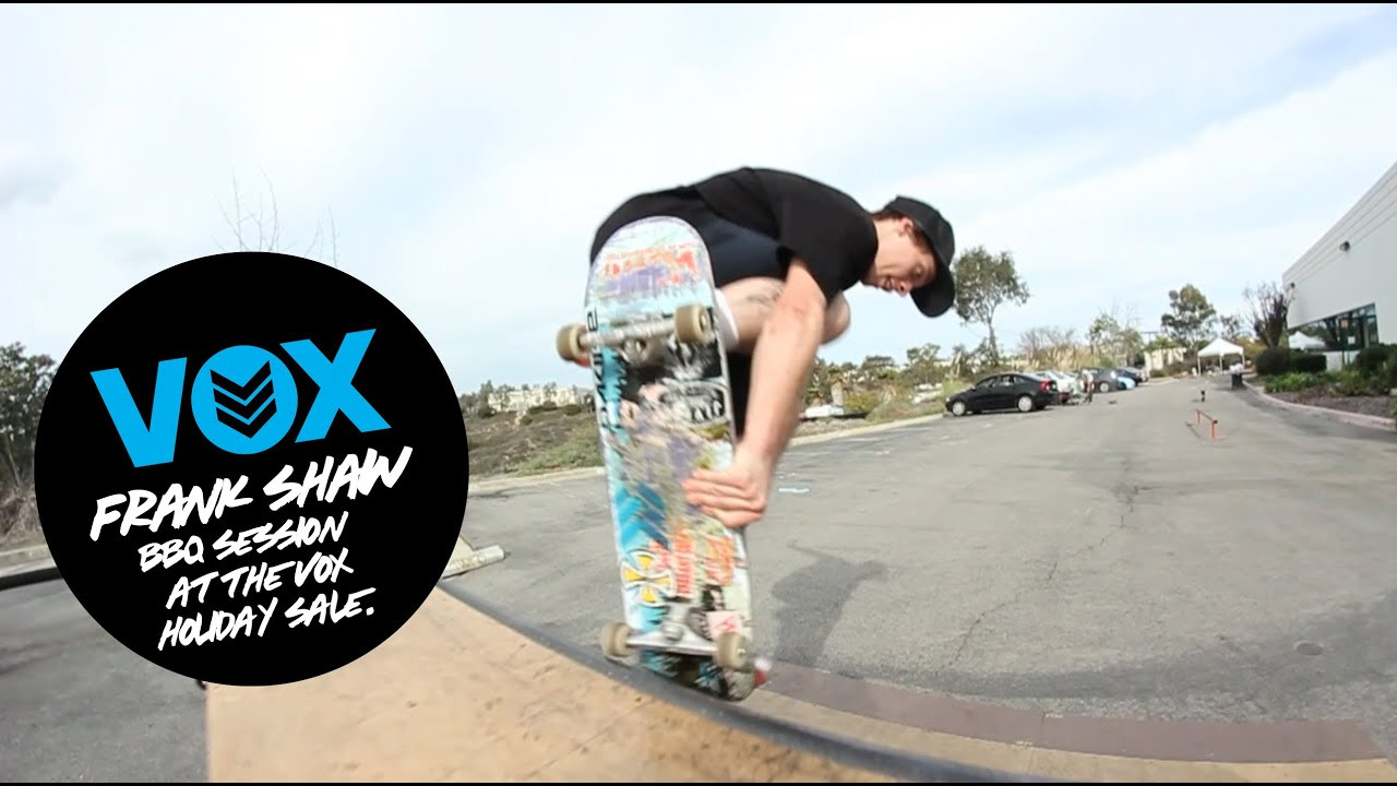 Frank Shaw having fun on the QP at the Warehouse Holiday Sale & BBQ this past weekend. http://www.voxskateboarding.com 