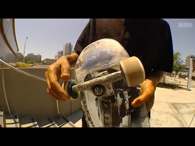 Santana Saldana swaps out his 56mm X-FORMULA for some 60mm x 40mm Omega X-FORMULA X99 and hits the Long Beach streets for a proper field test.<br /> <br /> <br />X-Formula wheels are available @ your local skate shop or at https://bones.com<br /><br /><br />About: X- Formula™ (XF) is another industry leading innovation from the BONES WHEELS factory. X-Formula rolls over rough terrain like softer wheels do, but slides much like a harder wheel will. X- Formula™ is offered in both 97A and 99A durometers also known as X97 & X99.<br /><br />Speed: X-Formula™ is extremely fast because it has a super high rebound. X-Formula rolls much smoother and faster on all terrains because it absorbs vibration and softens impacts much better than any other wheel in the market.<br /><br />Grip & Slide: The slide-ability comes from its unique blend of high performance materials. X-Formula will slide when you ask it to, and grip when you need it most. This is because X-Formula is specially formulated for any terrain. It has been developed over a ten year period to optimize performance and fine tuned to perfection. X-Formula is very unique product<br /><br />Durability: X- Formula™ is smooth, fast and durable. It has been developed using the highest quality, longest lasting materials. X-Formula is a great value and because it softens landings and absorbs vibration, it is also better on your body which can add longevity to your normal day of skating. These wheels will change your life!
