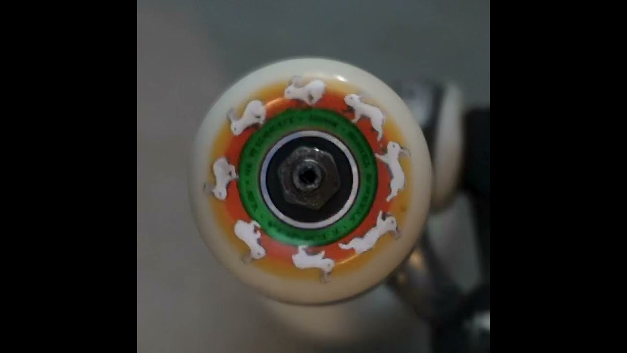 Runny Bunny - The very first skateboard wheel animation graphic. <br /><br />We're just having fun over here..<br /><br />MORE INFO: BONES.COM<br /><br />BUY: https://bones.com/catalogsearch/result/?q=runny+bunny