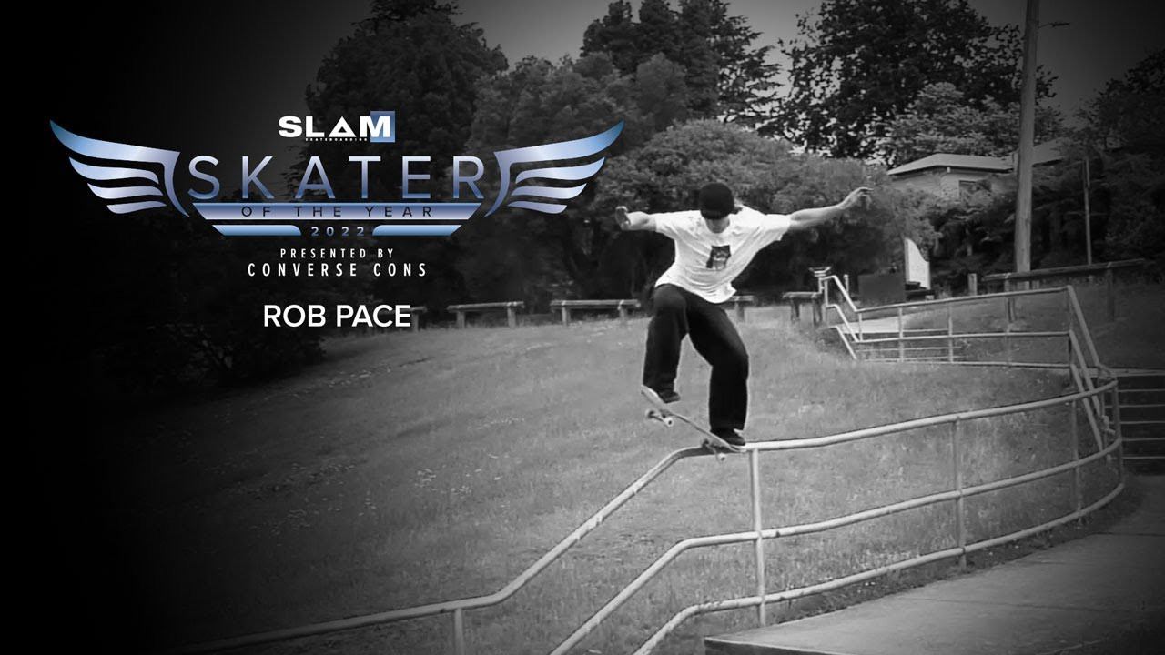 It’s official, Rob Pace has taken out the most sought-after accolade in Australian skateboarding, earning himself the title of Slam Skater of the Year for 2022, presented by Converse CONS. Rob is the Central Coast’s favourite fitter and turner, known for destroying every kinker and Hubba within striking distance. In another year plagued by restrictions, Rob managed to stay busy, putting down some of the most ruthless rail tricks in recent memory. <br /><br />Rob started his 2022 SOTY campaign with guns blazing, dropping Strider in February 2021, an all-out rail part that was just a taste of what was to come. By the middle of the year, Rob was back with Jump Ramp Service, a joke video where he brought a kicker to a bunch of street spots and proceeded to annihilate them. As the part progressed it got less funny and all the more impressive. But it was December when Rob really kicked his game up a notch. Starless dropped just before Christmas, revealing that Rob had spent the previous six months chomping through a feast of rails. On New Year’s Eve, he was back with a Project Distribution part packed with his leftovers. That brought him to a total of four parts under his belt, along with a handful of insane clips that went straight to the ’Gram. <br /><br />Rob’s showreel has got SOTY written all over it. Congrats to Rob and thanks to all of those who cast their votes for our 2022 SOTY.<br /><br />Filmed and edited by Brendan Gardoll. <br /><br />Additional filming by George Kousoulis, Jarrod Agnew, Alex Petkos, Geoff Campbell, Sam Sutton and Blake Manning.