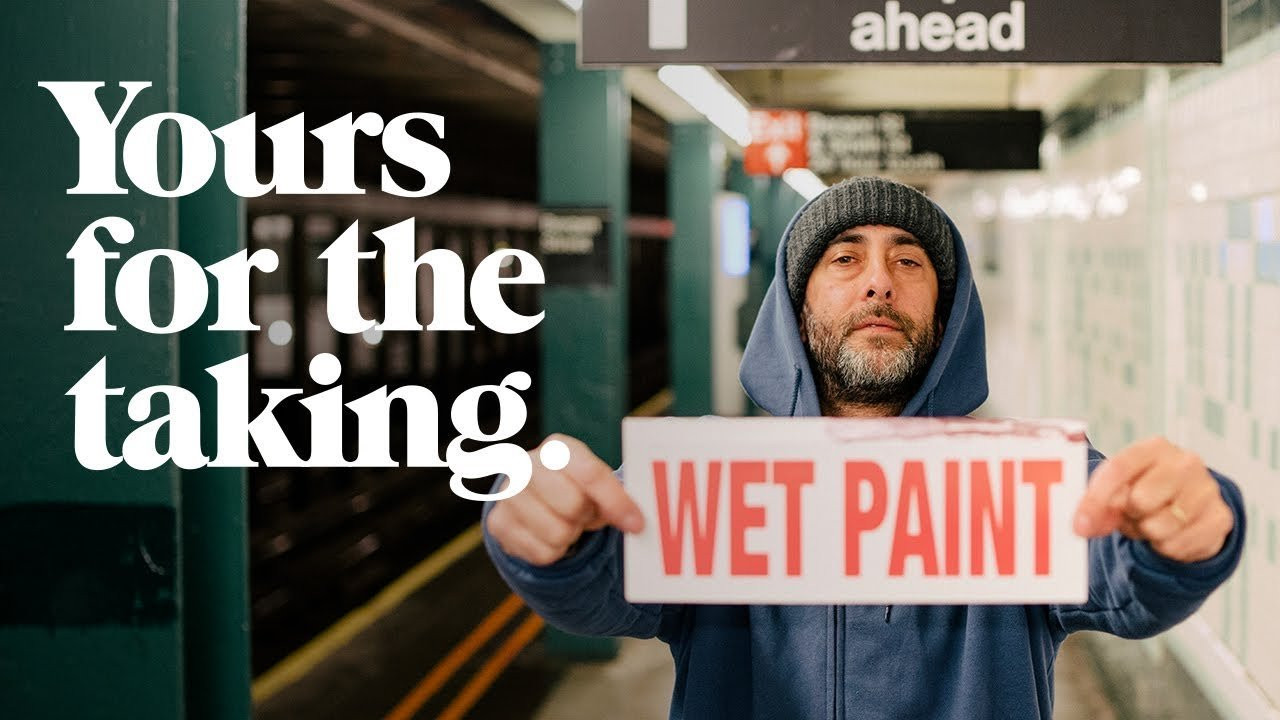 DC SHOES presents A Persue Art Show: WET PAINT in Tokyo, Japan on March 22, 2019 at Basement Ginza. This exclusive exhibit of original art takes an everyday urban object, New York City’s MTA “Wet Paint” signs that Perue single-handedly collected throughout the city’s stations, and uses them as a blank canvas for over 30 global artists to leave their mark.<br /> <br />dcshoes.com/YoursForTheTaking