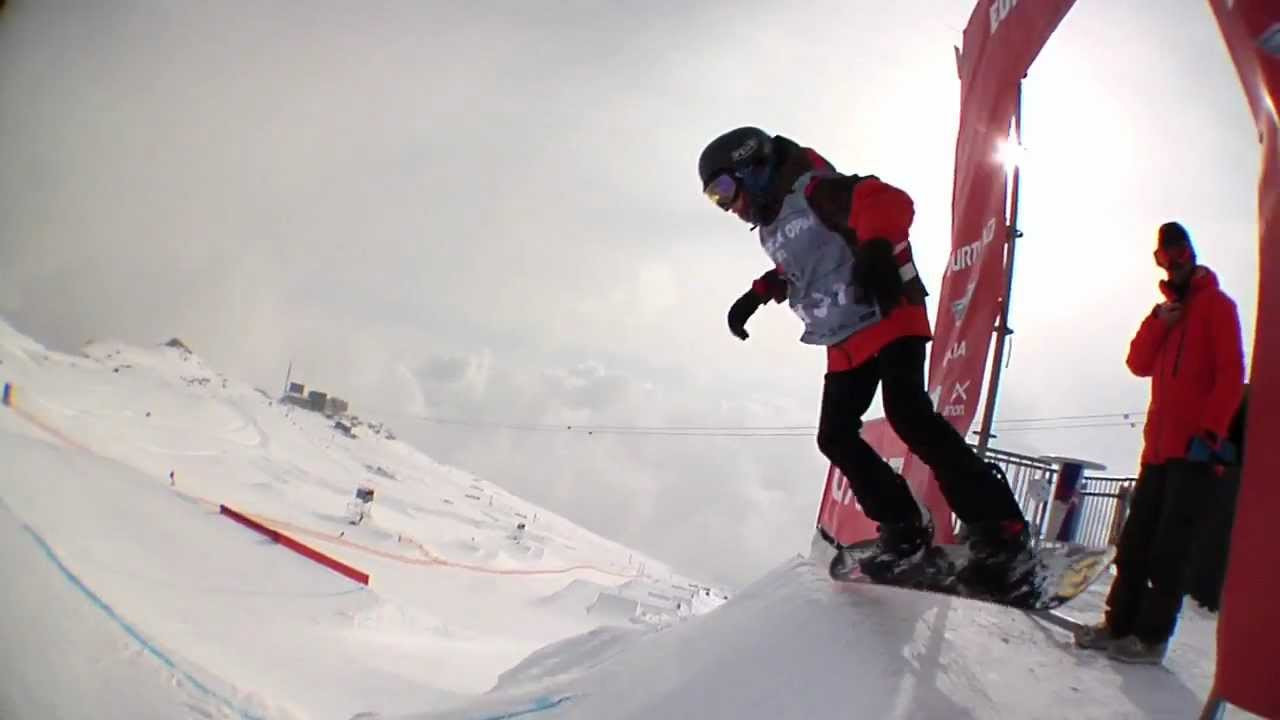 Marcus Kleveland wins the European Open Junior Jam Slopestyle at Laax, Switzerland. This is his winning run.