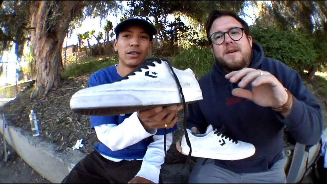A pro Converse shoe could not have been given to a more deserving person so when we found out Louie Lopez was getting his own shoe, we had to make sure he did the wear testing. As it turns out 100 kickflips is really easy for someone as good as Louie and he blew our minds with how fast and well he did this. His shoe held up pretty damn good as well. Pick up a pair today at CCS.com!<br /><br />Shop Louie's shoe here<br />https://shop.ccs.com/converse-louie-lopez-pro-shoes-black-black-white-10-0<br /><br />Shop Entire CCS Site Here<br />https://shop.ccs.com<br /><br />See More CCS Videos Here<br />https://shop.ccs.com/the_catalog<br /><br />Sign Up For A CCS Catalog Here<br />https://shop.ccs.com/catalog-request<br /><br />See Cute Puppies Here<br />http://images6.fanpop.com/image/photos/37300000/Cute-puppies-dogs-37395739-1600-1200.jpg<br /><br />Follow CCS on Instagram : @CCS<br />Follow CCS on Twitter: @CCS_SKATE<br />Follow CCS on Facebook: Facebook.com/ccs.skate<br /><br />Okay, we're done here. Thanks for watching!