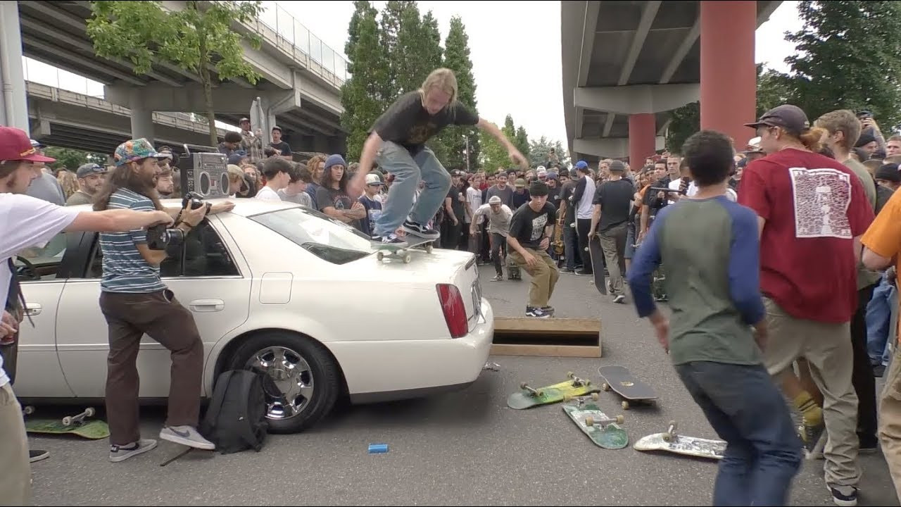 Cars have been skated for decades now, but how often do you get to skate a luxury car that's in good enough condition to drive home after the session? Nike hooked us up with some funds to throw a 2018 Go Skateboarding Day event and this is what we came up with. In the end One lucky ripper drove off with a new Caddy... We didn't even break any glass!<br /><br />Shop Nike SB Here<br />https://shop.ccs.com/brand/nike-sb<br /><br />Shop Entire CCS Site Here<br />https://shop.ccs.com<br /><br />See More CCS Videos Here<br />https://shop.ccs.com/the_catalog<br /><br />Sign Up For A CCS Catalog Here<br />https://shop.ccs.com/catalog-request<br /><br />See Cute Puppies Here<br />http://images6.fanpop.com/image/photos/37300000/Cute-puppies-dogs-37395739-1600-1200.jpg<br /><br />Follow CCS on Instagram : @CCS<br />Follow CCS on Twitter: @CCS_SKATE<br />Follow CCS on Facebook: Facebook.com/ccs.skate