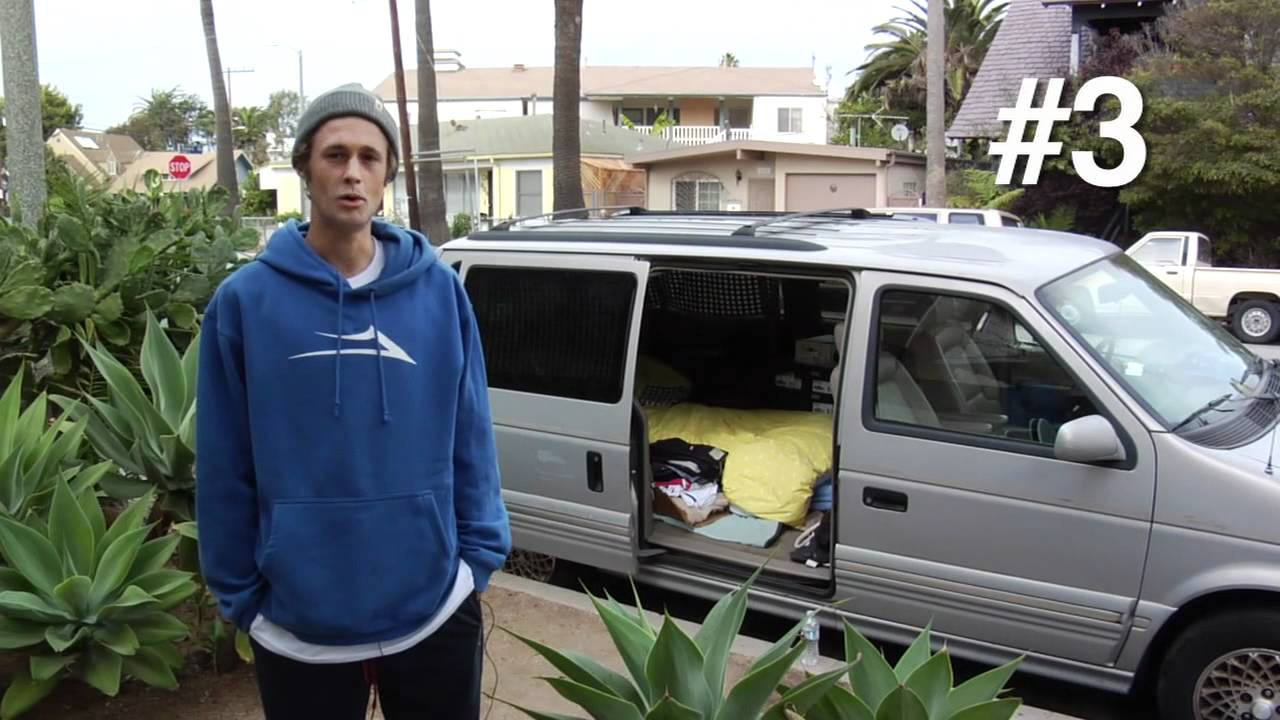 Sebo talks his Top 5 things about living in his van.