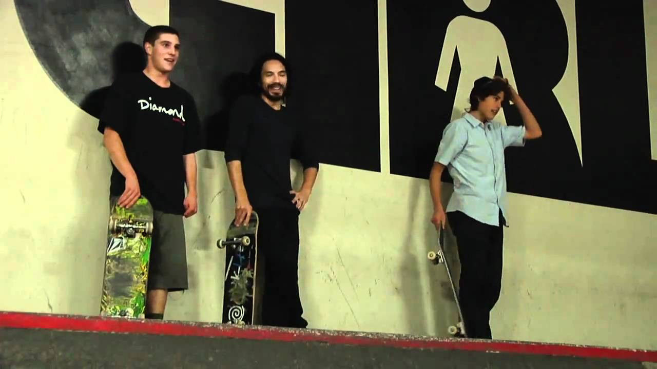 Featuring Justin Eldridge, Daniel Castillo, Kenny Anderson, Yaje Popson, Raven Tershy, Danny Montoya, David Loy, and Vincent Alvarez in the Girl Skatepark on a very rainy day.