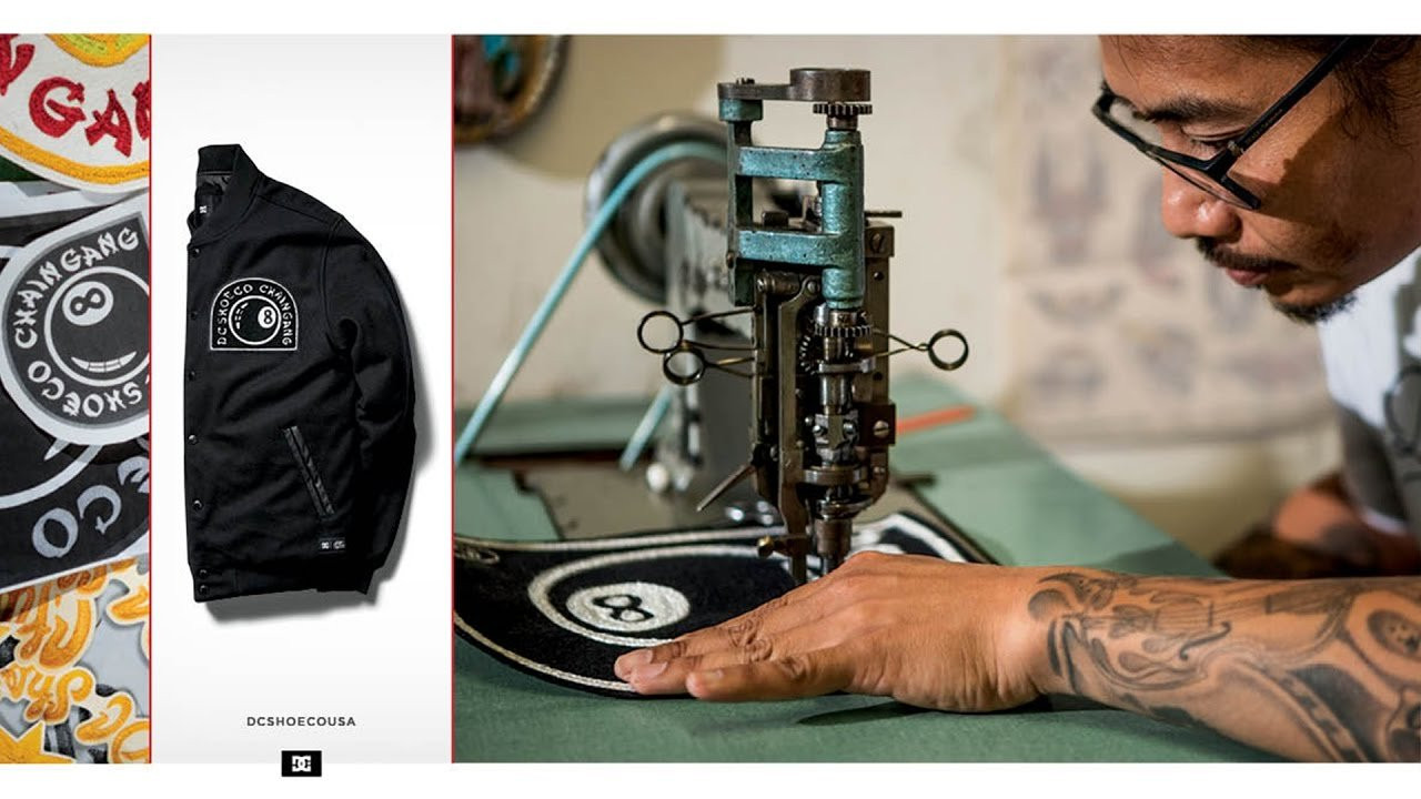 Born in East Los Angeles, Chain Gang LA is the premiere handmade chain-stitching collective. DC is proud to have partnered with Chain Gang LA to release a premium capsule collection for Holiday 2016 featuring limited edition hand chain-stitched jackets and t-shirts custom illustrated by the crew at Chain Gang LA.<br /><br />Follow DC Shoes:<br />Facebook: https://facebook.com/DC.Shoes<br />Twitter: http://twitter.com/dcshoes<br />Instagram: http://instagram.com/dcshoes
