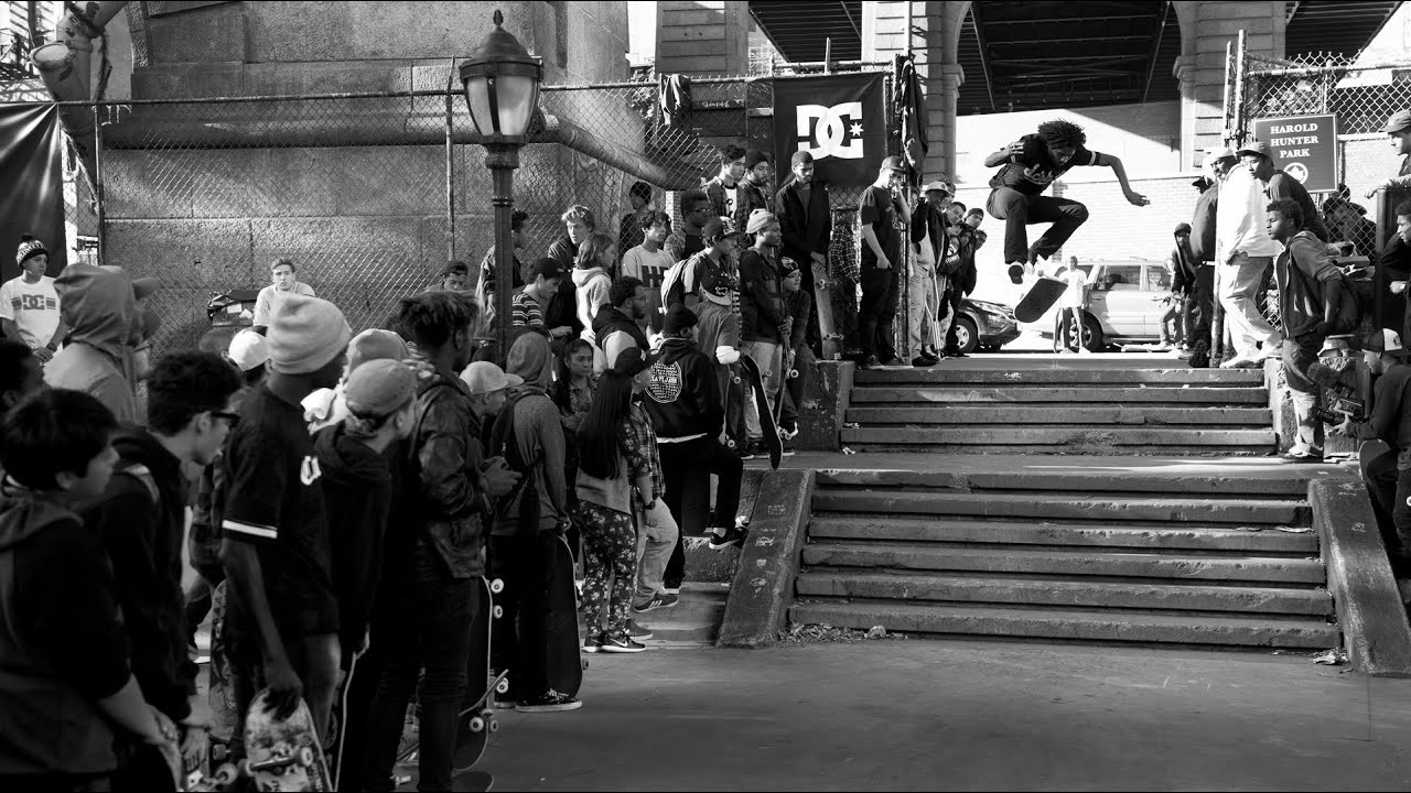 On Sunday, October 4th DC joined the New York skate community at the Coleman LES park to honor the life of a legend at the 9th annual Harold Hunter Day. DC’s Wes Kremer, Evan Smith, Cyril Jackson, and Tristan Funkhouser were on hand to skate, give out cash for tricks down the double set, and have an all around good time.<br /><br />The Harold Hunter Foundation was formed in 2007 in honor of Harold’s memory as a skateboard community based organization that provides inner-city youth with valuable life experiences, despite life’s challenges. Learn more at haroldhunterfoundation.org<br /><br />Follow DC Shoes:<br />Facebook: https://facebook.com/DC.Shoes<br />Twitter: http://twitter.com/dcshoes<br />Instagram: http://instagram.com/dcshoes