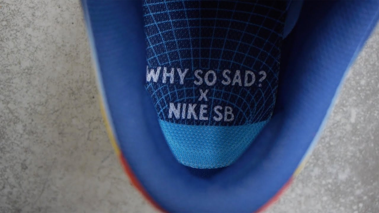 Why So Sad? is an ongoing exploration into the nature of mental health initiated by John Rattray. After losing his sister to suicide and dealing with depression himself, Rattray developed the project starting in 2017.<br /><br />Why So Sad? is not a charity but rather, a storytelling platform that approaches a serious subject through a lighthearted play on skateboarding’s language. The “Sad Plant” and “Sad Grab” are two tricks adopted as motifs to symbolize the conversation. “I think of it like a shared code,” Rattray says.<br /><br />The mission of the project is to invite conversation. It simply asks that—as well as skating or riding— we also take some time to stop, talk, listen, read, and learn about this subject.<br /><br />Explore more here: https://www.nikesb.com/whysosad<br /><br />More from Nike Skateboarding<br />Official website: https://www.nikesb.com/<br />Instagram: https://www.instagram.com/nikesb <br />Twitter: https://twitter.com/nikesb