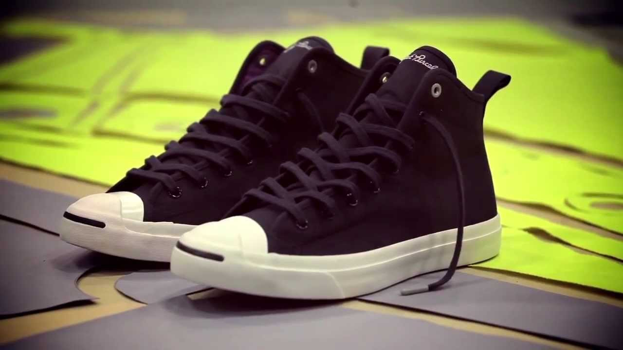 Converse and Hancock Vulcanised Articles partner for a weatherized take on the Converse Jack Purcell sneaker.<br /><br />The British clothiers bring their expertise in hand-crafted outerwear to the Jack Purcell Mid, outfitting it in water resistant materials and unique design details.<br /><br />Music:<br /><br />"Step Into My Office" by Blank Paper<br />www.blankpapermusic.com<br /><br />©2014 Big House Publishing