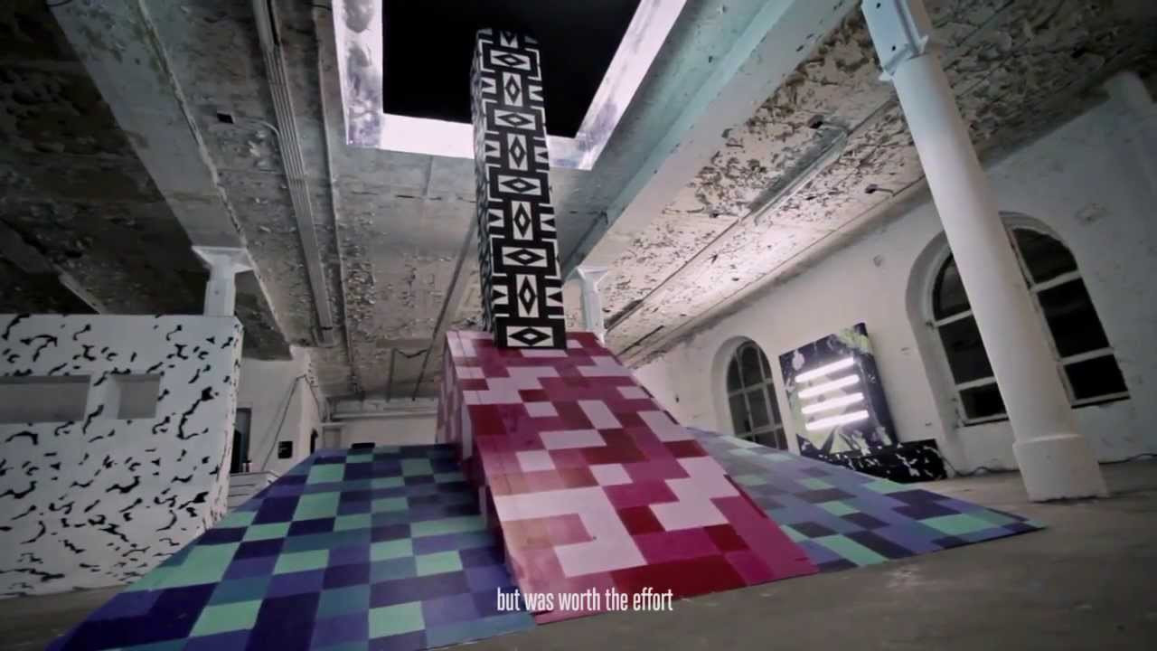 For a two week period in October, Converse took over three floors of an abandoned textile factory to create the second CONS Space with skaters, sculptors and live-in artists.<br /><br />On the first floor and in the outer environment of the building became a live-in canvas for around 20 artists working alone and collaboratively to create skatable sculptures, tape art, light writing, murals, graffiti and loads more.<br /><br />Track: "A This Is A Beta" by Kosmonaut