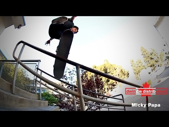 With a bag of tricks that ranges from tech ledge wizardry to handrail chomping, Micky's carved a name out for himself as Canada's new blood. The future of Canadian skateboarding is in good hands. <br /><br />SUBSCRIBE: http://bit.ly/SubscribeDwindle<br />SOCIAL:<br />http://instagram.com/dwindledistribution<br />http://www.facebook.com/dwindledistri...<br />http://twitter.com/dwindledist<br />http://www.snapchat.com/add/dwindledist