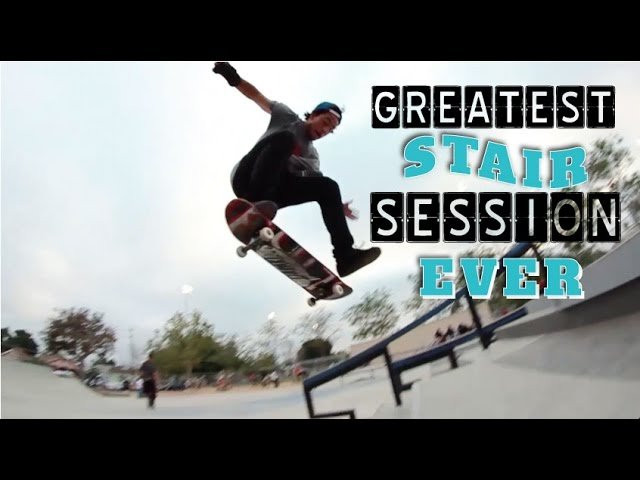 Yes, it's a heck of a claim, but I've been skateboarding for 14 years and I've never seen this many consistent and hard tricks go down in one session. Never ever. I told you my friends are the best.
