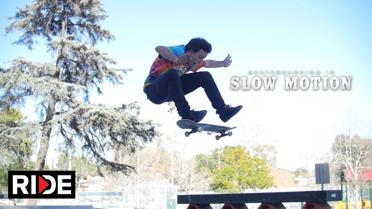Watch your favorite skaters and tricks in Slow Motion.<br /><br />Filmed/Edited by: Tomohiko Sumi<br /><br />Music by:<br />Ch!nch!lla "Providence"<br /><br />More at: http://theridechannel.com/<br /><br />SUBSCRIBE to RIDE: http://bit.ly/HZ9Dau<br />Like RIDE on FACEBOOK: http://facebook.com/ridechannel<br />Follow RIDE on INSTAGRAM: http://instagram.com/ridechannel<br />Follow RIDE on TWITTER: http://twitter.com/ridechannel<br />Check out the RIDE WEBSITE: http://theridechannel.com/