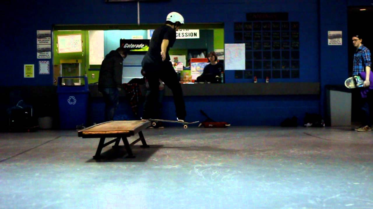 The only place to skate in the Vancouver rain is the youth centre a couple hours outside the city! So Thankful this place is open every second day for a few hours or I wouldnt be skating at all! Gregmoore youth centre is good times! Thanks to Dylan Ackimenko for filming as well!