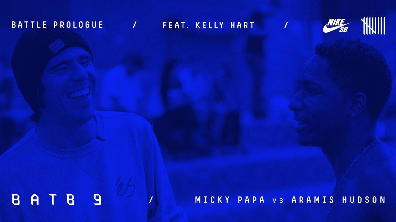 Kelly Hart cruises into The Berrics for a pre battle interview with Aramis Hudson and Micky Papa before they head into the third round of BATB9, winner goes to the Finals. <br /><br />Watch the battle here - http://theberrics.com/<br /><br />Subscribe to The Berrics - http://bit.ly/TheBerricsYoutube<br />For more BATB9 - http://bit.ly/BATB9Playlist<br /><br />The BATB9 New Blood:<br />Brandon Westgate, Daniel Lutheran, Stephen Lawyer, Youness Amrani, Aramis Hudson, Josh Matthews, Diego Najera, Dan Plunkett, Paul Hart, Bobby de Keyzer, Frankie Heck, Antonio Durao, Timmy Johnson, Zion Wright, Brian Peacock, Walker Ryan, Nick Matthews, Carlos Iqui, Denny Pham, Tiago Lemos, Michael Sommer, Chris Colbourn, Robbie Brockel, Dashawn Jordan, Mason Silva, Micky Papa, Jack Curtin, Blake Carpenter, Cody McEntire, Leo Romero, Alec Majerus, & Bobby Worrest.<br /><br />Watch More Battle At The Berrics:<br />For BATB8 - http://bit.ly/BATB8playlist<br />For BATB7 - http://bit.ly/BATB7_Playlist<br />For BATB6 - http://bit.ly/BATB6_Playlist<br />For BATB5 - http://bit.ly/BATB5_Playlist<br />For BATB4 - http://bit.ly/BATB4-Playlist<br />For BATB3 - http://bit.ly/BATB3_Playlist<br />For BATB2 - http://bit.ly/BATB2_Playlist<br />For BATB1 - http://bit.ly/BATB1-Playlist<br /><br />Daily Videos and more: http://theberrics.com<br />Like The Berrics on Facebook: http://fb.com/berrics<br />Follow The Berrics on Instagram: http://instagram.com/berrics<br />Follow The Berrics on Twitter: http://twitter.com/berrics<br />Follow The Berrics on Snapchat: @TheBerrics