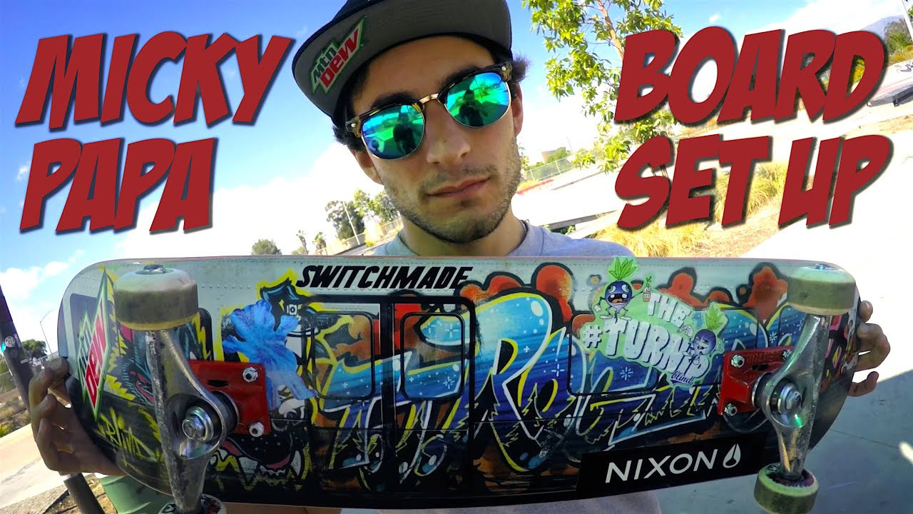 WATCH MORE BOARD SET UPS HERE !!!<br />https://www.youtube.com/user/MickyMarianoPapa<br /><br />I've been filming skateboarding since 1995. :]<br />I started a Youtube Channel right when Youtube started I just thought it was the coolest<br />thing that we could just show everyone any of our skate videos and we didn't have to sell them.<br />Youtube is my full time job and I love it. I have worked for such companies as Nike SB, Street League, <br />Mountain Dew, Gatorade, AT&T, Plan B Skateboards, Woodward Camps, Network A, GoPro, Primitive <br />Skateboarding & Many more. Please subscribe if you guys like the videos. Thanks Yo.<br /><br />SUBSCRIBE FOR MORE VIDEO'S ?<br />http://www.youtube.com/channel/UCusD6cPVuc9F9m3L50jCNiA?sub_confirmation=1<br /><br />BUY MARKISA GEAR HERE !!!<br />http://shop.markisaco.com/<br /><br />#Skate #Skateboard #Skateboarding #Nka #Vids #NKAVIDS #Nigel #NigelAlexander #Thrasher #Berrics #Ride #RdeChannel