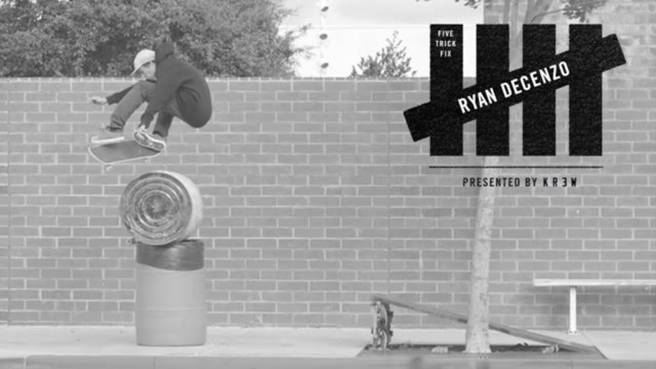 Start your week with five street bangers from Ryan Decenzo.<br />Video / CAISSIE<br /><br />Follow TWS for the latest:<br />Daily videos, photos and more: http://skateboarding.transworld.net/<br />Like TransWorld SKATEboarding on Facebook: https://www.facebook.com/TransWorldSkate<br />Follow TransWorldSKATE on Instagram: https://instagram.com/transworldskate/<br />Follow TransWorldSKATE Twitter: https://twitter.com/TransWorldSKATE