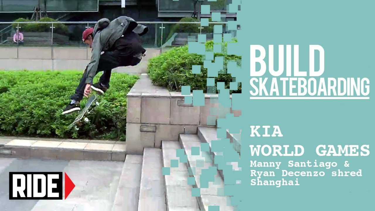 Manny Santiago and Ryan Decenzo shred the streets of Shanghai, China before getting some practice in at the event. The spots in Shanghai are endless, and all of these were actually on the way from the hotel to the venue.<br /><br />SUBSCRIBE to RIDE: http://bit.ly/HZ9Dau<br />Like RIDE on FACEBOOK: http://facebook.com/ridechannel<br />Follow RIDE on INSTAGRAM: http://instagram.com/ridechannel<br />Follow RIDE on TWITTER: http://twitter.com/ridechannel