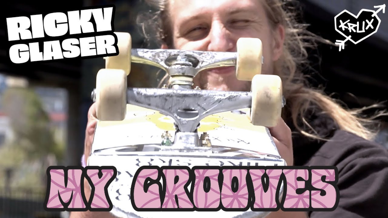 Hang out with Ricky Glaser at SOMA West Skatepark in our new series called "My Grooves" where we link up with your favorite Krux All-Stars as they breakdown everything on their setup from the specs to their truck grooves. How long does a pair of Krux last for Ricky? How did Ricky get on the team? What does Ricky think of when he thinks of Krux? Tune in and find out! Who should we hit up for our next installment of MY GROOVES? Let us know in the comments!<br /><br />Ricky's Setup:<br />8.0 Inch Deck<br />8.0 (Kinda Tight) Krux Trucks<br />54mm Spitfire Wheels<br />Bronson Speed Co Bearings<br /><br />Follow Ricky on Instagram!!<br />https://www.instagram.com/rickyglaser<br /><br />Directed by Kristin Ebeling<br />Follow Kristin on Instagram!<br />https://www.instagram.com/andawhamybar<br /><br />Filmed by Tanner Rowe<br />Follow Tanner on Instagram!<br />https://www.instagram.com/tannerrowe<br /><br />Edited by Cody Long<br />Follow Cody on Instagram!!<br />https://www.instagram.com/codylonglens<br /><br />Sound provided by Dr. Thraxxx<br />https://www.instagram.com/dr.thraxenstein<br />https://soundcloud.com/doctorthraxxx<br /><br />Checkout all the new trucks n' stuff here: <br />https://www.nhsfunfactory.com/krux-trucks<br />http://kruxtrucks.com/<br /><br />Follow Krux Trucks on TikTok!<br />https://vm.tiktok.com/JND9V13/<br />Follow Krux Trucks on Instagram:<br />https://instagram.com/kruxtrucks<br />Follow Krux Trucks on Twitter:<br />https://twitter.com/kruxtrucks<br />Like Krux Trucks on Facebook:<br />https://www.facebook.com/Kruxtrucks