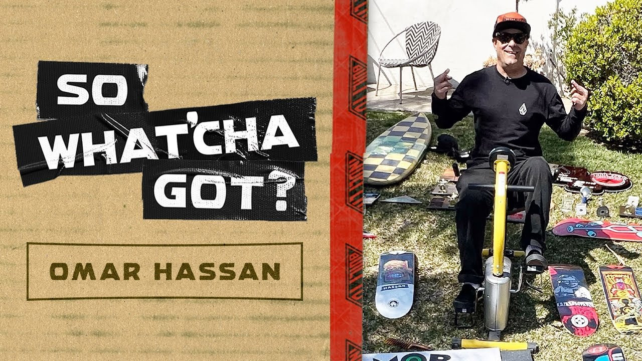 Check out the newest series of “So What’cha Got?” as we head over to Omar Hassan’s house and raid the stacks of dusty boxes he’s been collecting for years in his garage. From trophies to photo prints, Omar’s got a story for every item in his house. <br /><br />Follow Omar - ( https://www.instagram.com/omarhassan/ )<br /><br />Filmed by:<br />Jacob Nunez - ( https://www.instagram.com/paconertz/ )<br />Jesse Silva - ( https://www.instagram.com/noguf/ )<br /><br />Edited by Jacob Nunez - ( https://www.instagram.com/paconertz/ )<br /><br />____________________________________________________________________<br /><br />Ride The Best and Subscribe to Independent Trucks!<br /><br />Shop: https://nhsskatedirect.com/pages/independent-trucks<br />YouTube: http://bitly.com/IndyYouTube​​<br />Facebook: https://www.facebook.com/IndependentTrucks<br />Instagram: https://instagram.com/independenttrucks​<br />Twitter: https://twitter.com/indy_trucks​