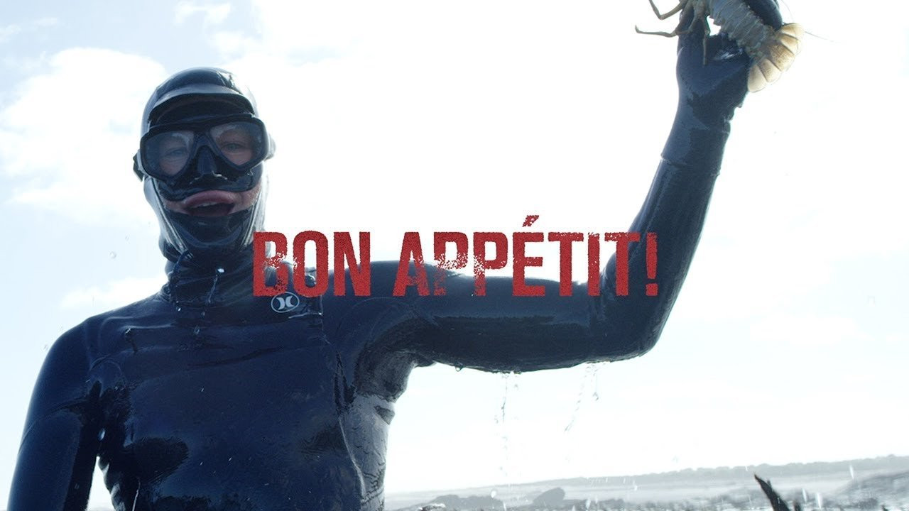 "During a recent trip to Africa, my brothers Ivan and I spent hours diving for lobsters in this little cove with Frank Solomon. It's a commitment to find them, way harder than we expected, but worth it when you do. We ate well two nights in a row." – John John Florence<br /><br />A few things to remember: <br /><br />• Know and follow the local regulations.*<br /><br />• Take only what you need. <br /><br />• Look under the ledges – that's where they hide. <br /><br />• Wear gloves!<br /><br />*Above all, respect local fishing communities and conservation agencies. <br /><br />Watch the recipe in action, and get your own copy of A Field Guide to Waterman Things at a surf shop near you.<br />⠀⠀⠀ ⠀<br />#GetOutThereAndLearn